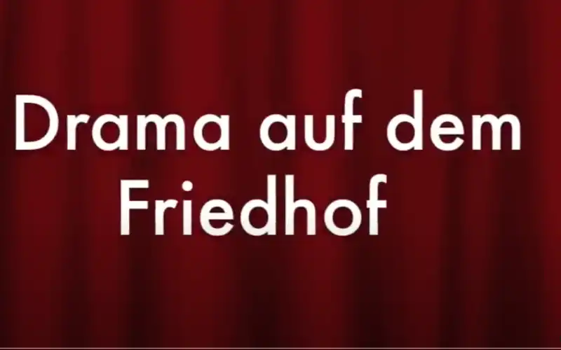 Drama auf dem Friedhof