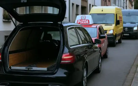 Wenn der Leichenwagen die Straße blockiert